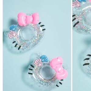 Hello Kitty Glitter Pool Float Drink Holder Set - 2 pack